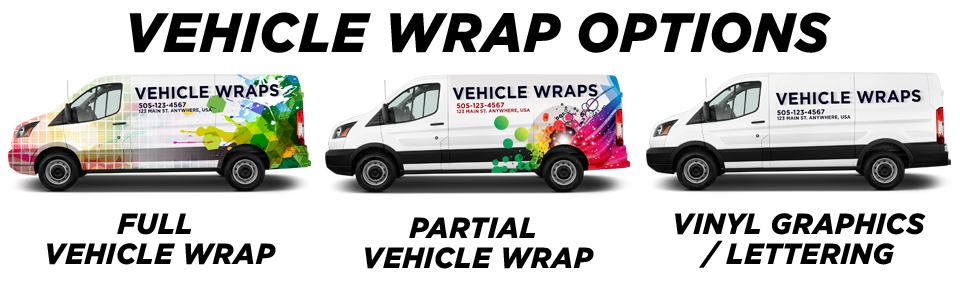 Huston Vehicle Wraps & Graphics vehicle wrap options